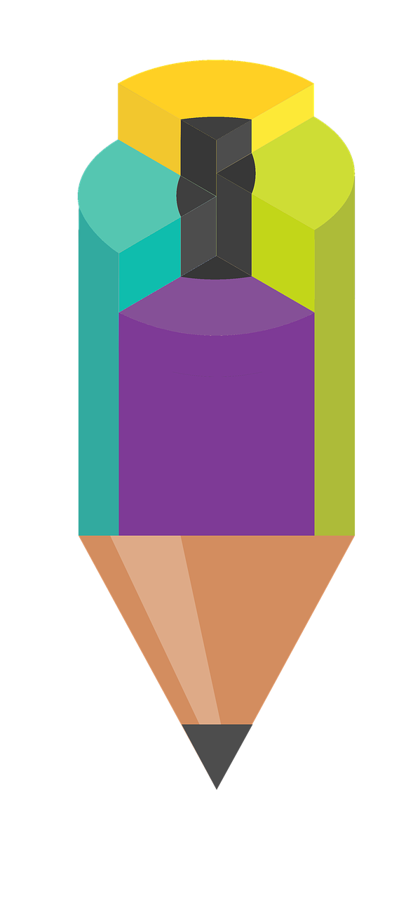 pencil, infographic, segmentation