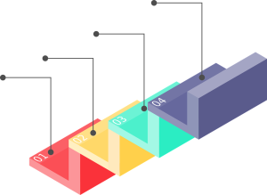 infographic, staircase, progress