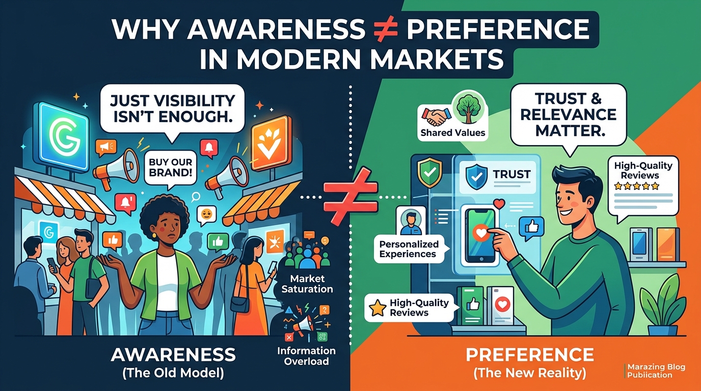Why Awareness No Longer Equals Preference in Competitive Markets ...